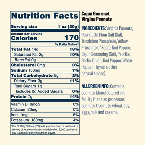 Cajun Gourmet Virginia Peanuts