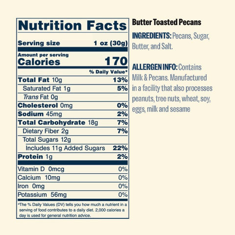 Butter Toasted Pecans