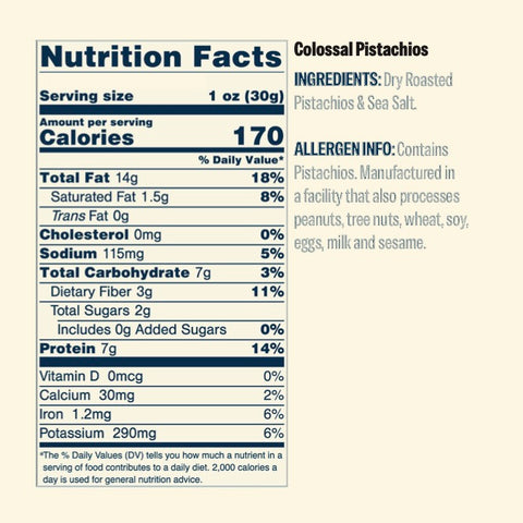 Colossal Pistachios