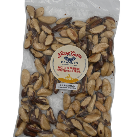 A clear plastic bag of Good Santa Peanuts Roasted in Coffee with Sugar, featuring a round white and red label in the center, set against a plain white background.